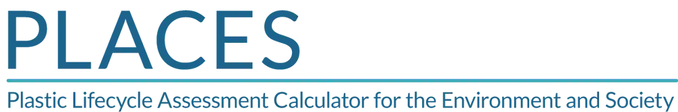 PLACES: Plastic Lifecycle Assessment Calculator for the Environment and Society